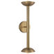 Alora Mood Arden LED 6 inch Brushed Gold Bath Vanity Light Wall Light