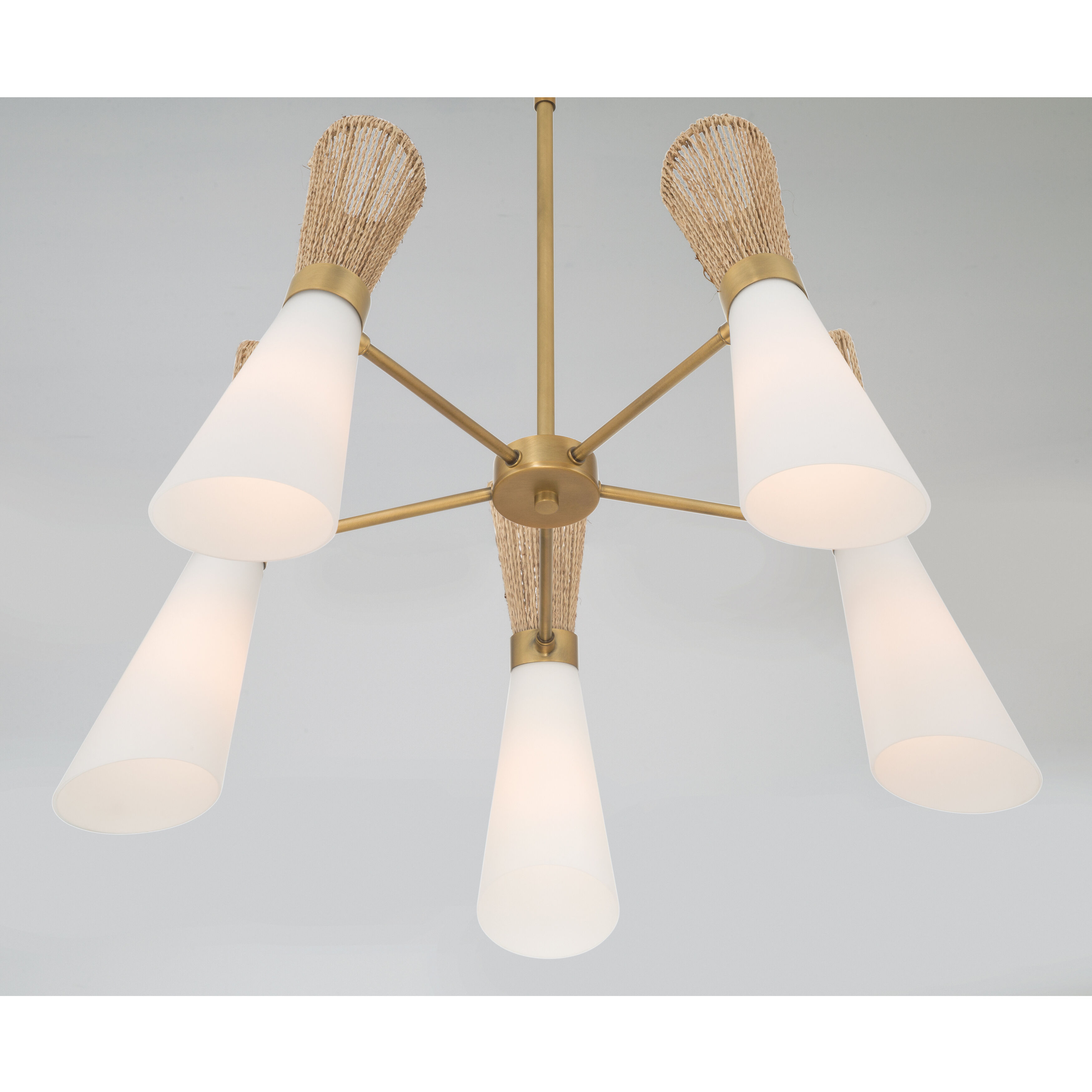 Vantrel 5 Light 26.25 inch Legacy Brass Chandelier Ceiling Light