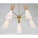 Vantrel 5 Light 26.25 inch Legacy Brass Chandelier Ceiling Light