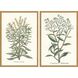 Florals Collection Antique Gold Wood With Embossed Weave Pattern Framed Art