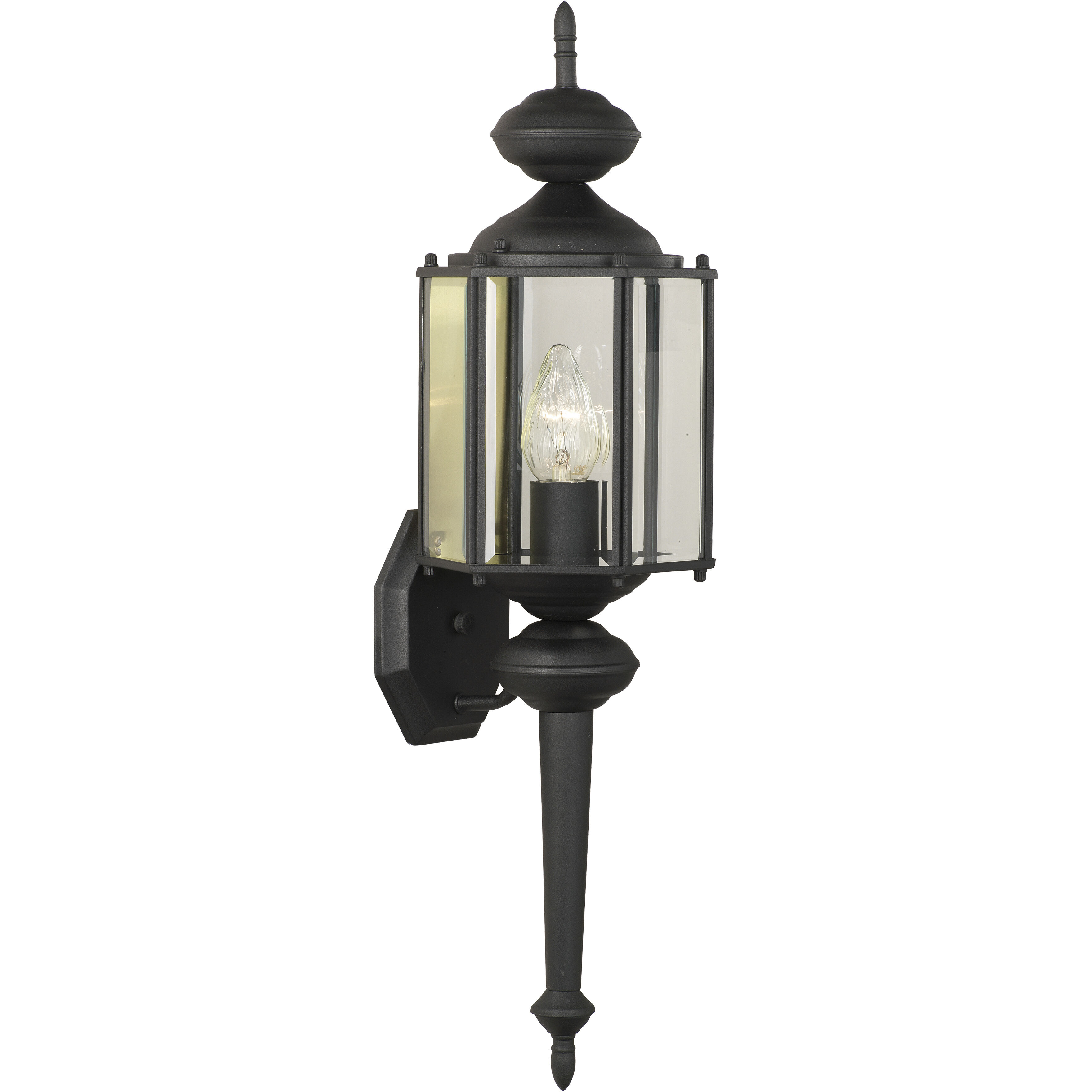 Brentwood 1 Light 25.75 inch Black Outdoor Wall Sconce