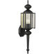 Brentwood 1 Light 25.75 inch Black Outdoor Wall Sconce