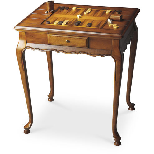 Masterpiece Bannockburn 31 X 29 inch Olive Ash Burl Game Table