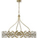 Marbella 14 Light 36 inch Gold Shimmer Chandelier Ceiling Light