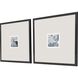 Slate Piano Blue and Gray and White Framed Art, Propac