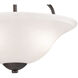 Conway 2 Light 15 inch Oil Rubbed Bronze Semi Flush Mount Ceiling Light