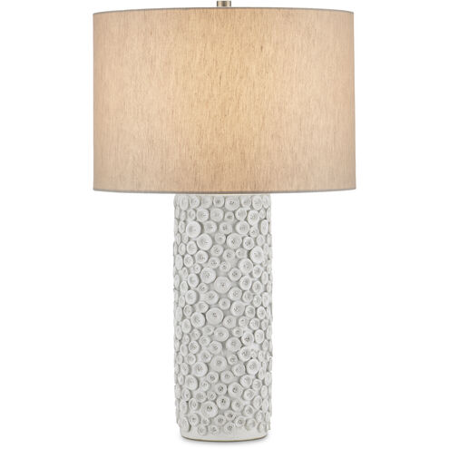 Buttons 28 inch 150 watt White Table Lamp Portable Light