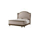 Tavel Beech and Oak Veneer California King Bed