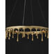 Liquid 6 Light 36 inch Polished Brass Chandelier Ceiling Light, Sasha Bikoff Collection