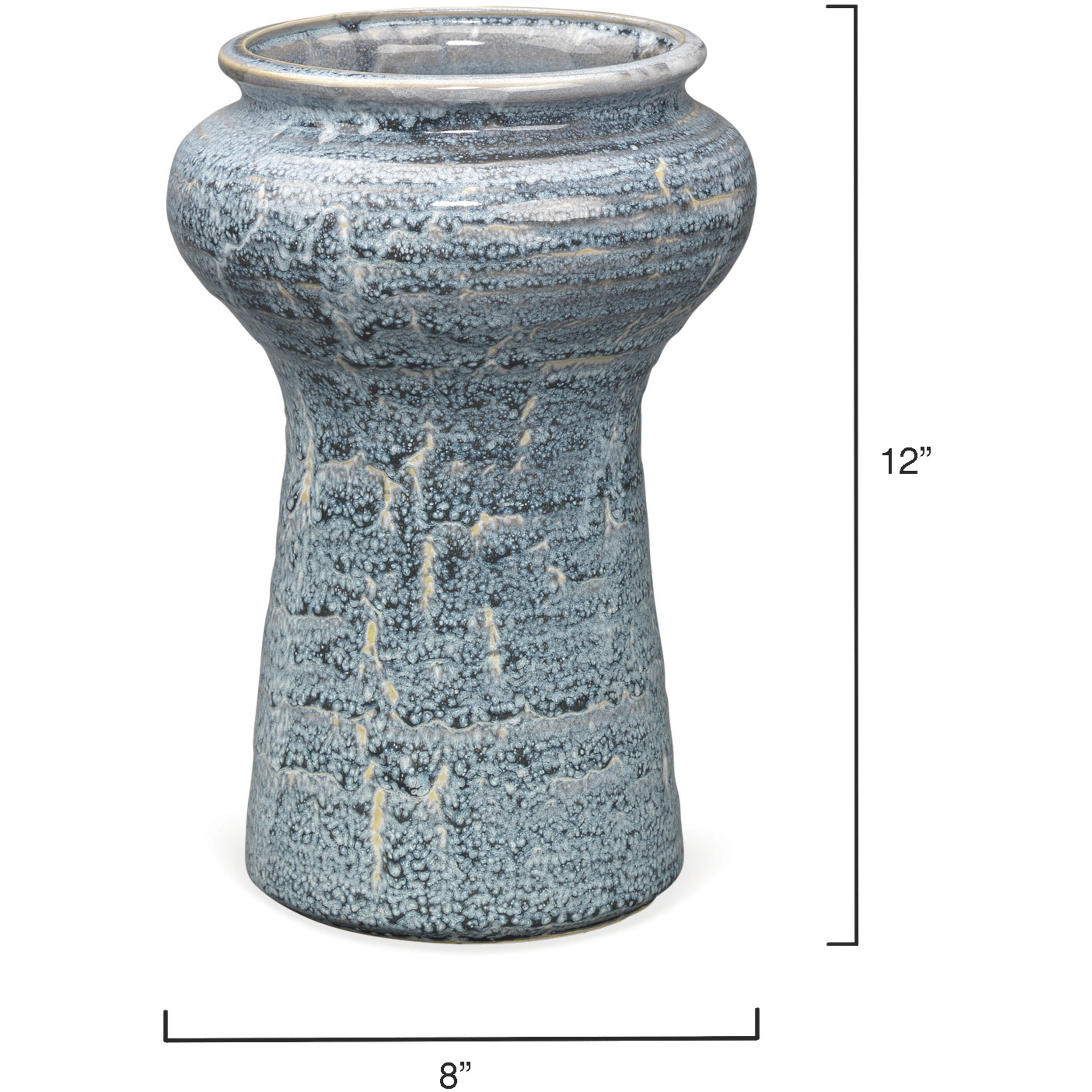 Snorkel 12 X 8 inch Vases, Set of 2