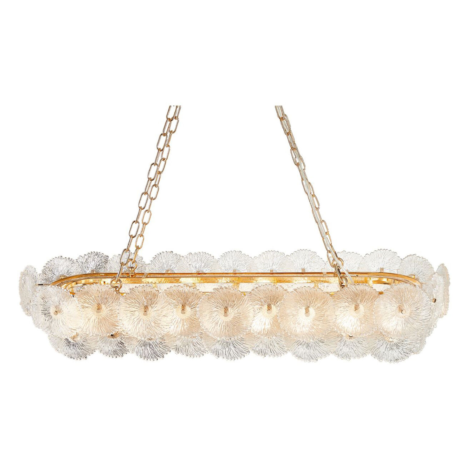 Bloom LED 47.25 inch Brass Chandelier Ceiling Light