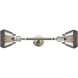 Franklin Restoration Fulton LED 17 inch Brushed Satin Nickel Bath Vanity Light Wall Light in Plated Smoke Glass, Franklin Restoration
