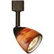 Serpentine 1 Light 120V Rust Track Head Ceiling Light