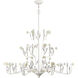 Adelaide 15 Light 49 inch Textured White Chandelier Ceiling Light