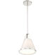 Fulton 1 Light 9.25 inch Polished Nickel Mini Pendant Ceiling Light
