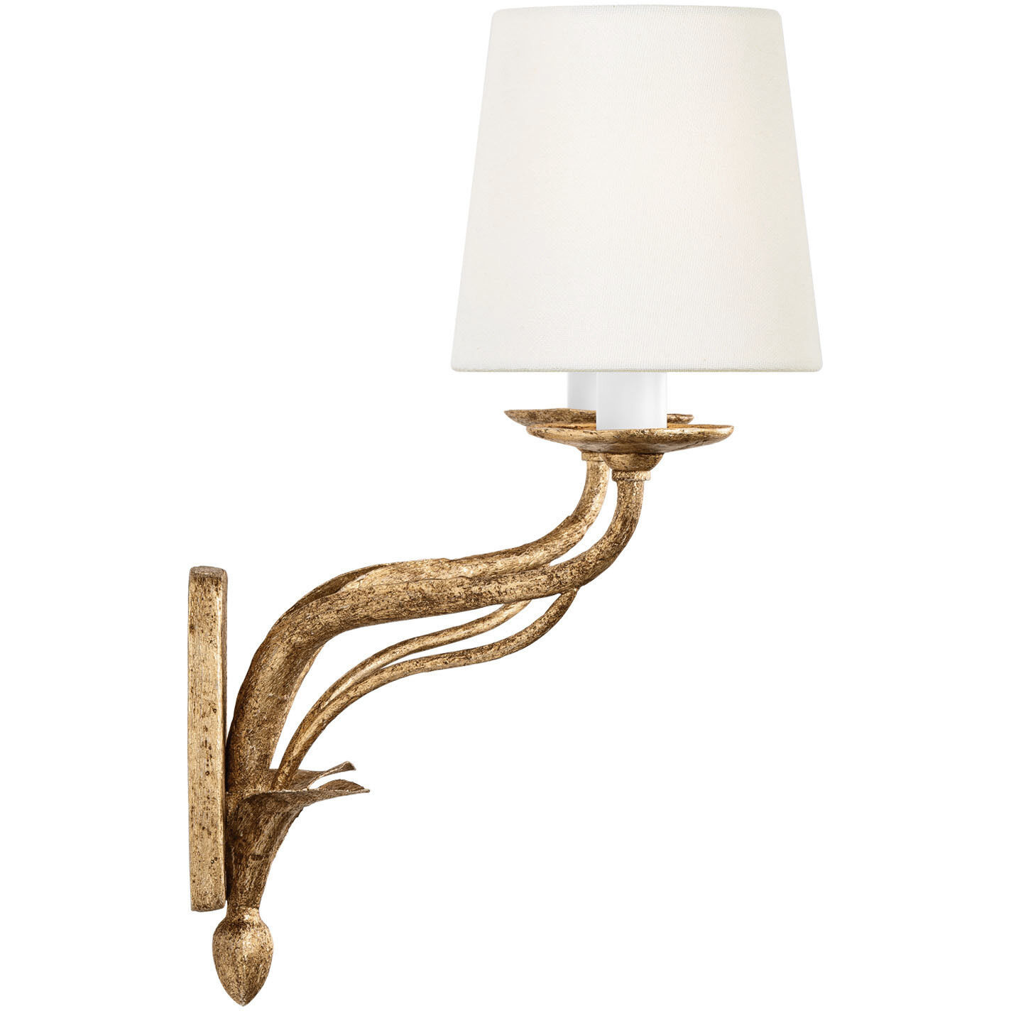 Chapman & Myers Amalfi LED 15 inch Milano Gold Double Sconce Wall Light