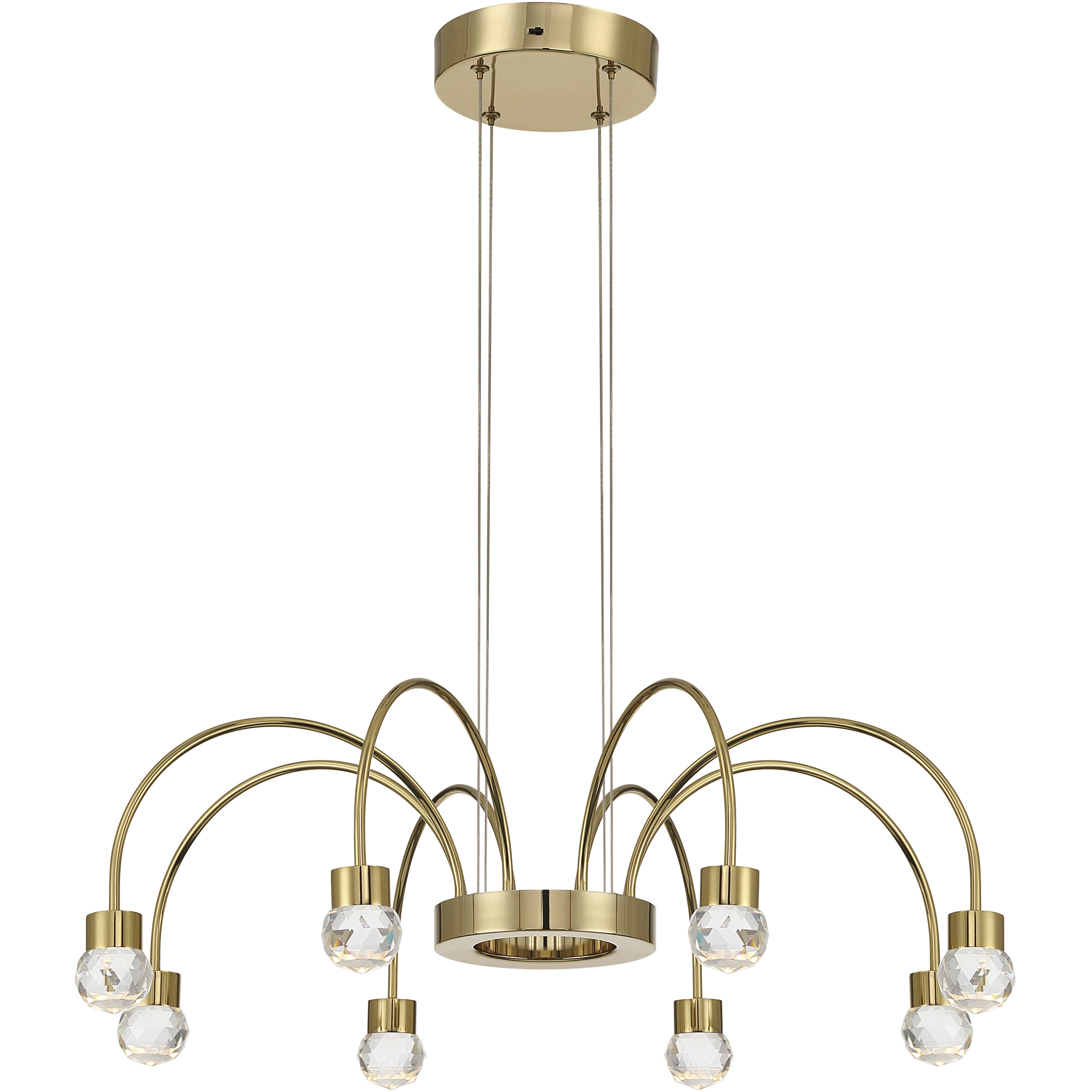Yep Vario 8 Light 25.25 inch Chandelier