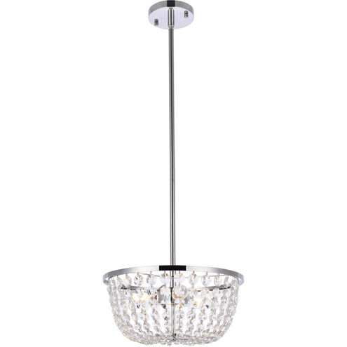 Gianna 3 Light 13 inch Chrome Pendant Ceiling Light