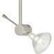 Sprocket 1 Light Satin Nickel Low-Voltage Track Head Ceiling Light