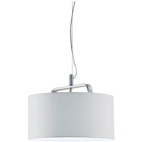 Cannes 1 Light 16 inch Nickel-Matte Pendant Ceiling Light
