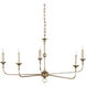 Nottaway 5 Light 36 inch Champagne Chandelier Ceiling Light, Small