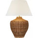 Marie Flanigan Evie 31.75 inch 15 watt Natural Wicker Table Lamp Portable Light, Large