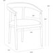 Valmont Milliken Cognac Dining Armchair