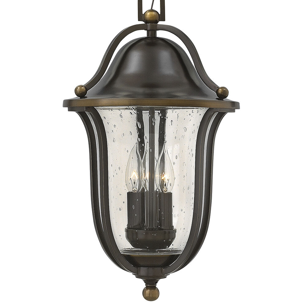 Bolla 3 Light 11 inch Olde Bronze Outdoor Hanging Lantern