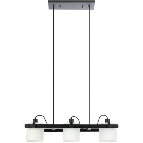 Drummond 3 Light 30.71 inch Black Pendant Ceiling Light