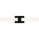 Fentress LED 24 inch Midnight Black Vanity Light Wall Light
