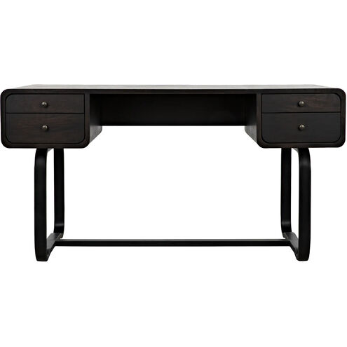 Voltes 60 X 26 inch Ebony Walnut Desk