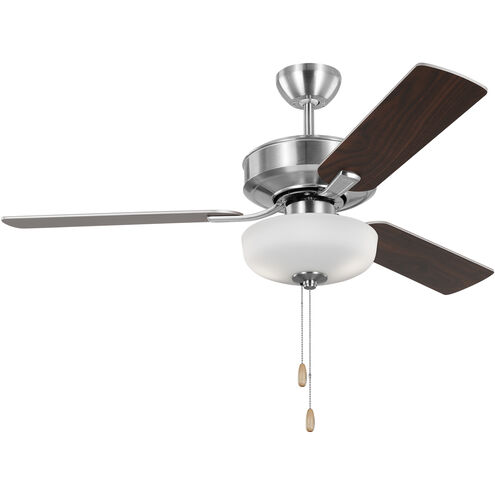 Linden 48 LED 48 inch Brushed Steel with Silver Blades Ceiling Fan