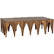 Zelenko 62 X 32 inch Dark Walnut Coffee Table