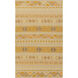 Nomad 132 X 96 inch Khaki, Butter, Dark Brown Rug