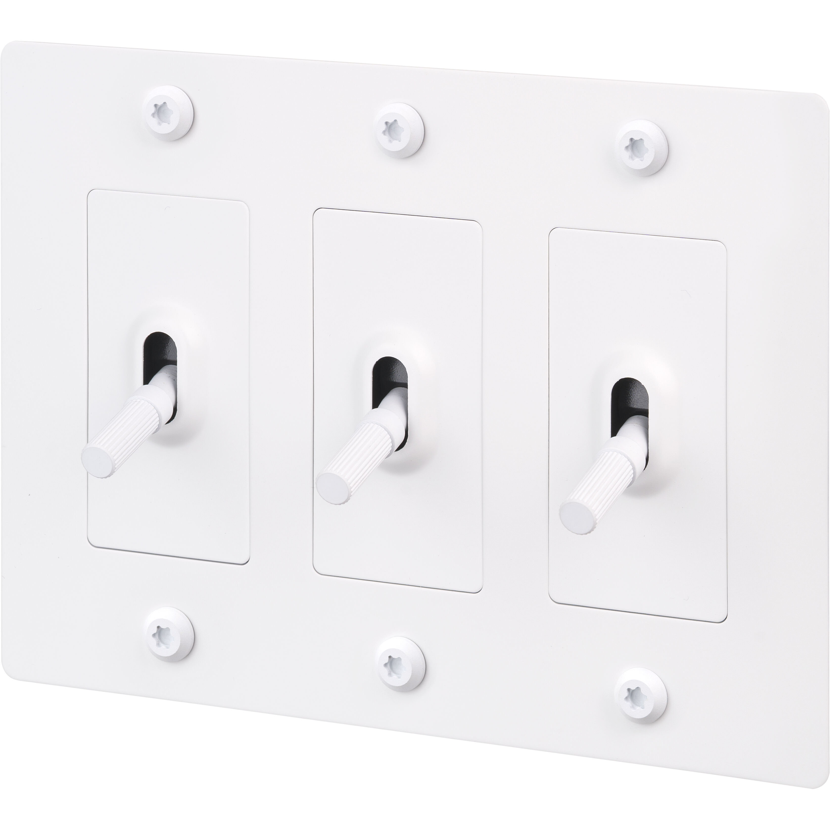 3G Toggle 120-277 White Light Switch