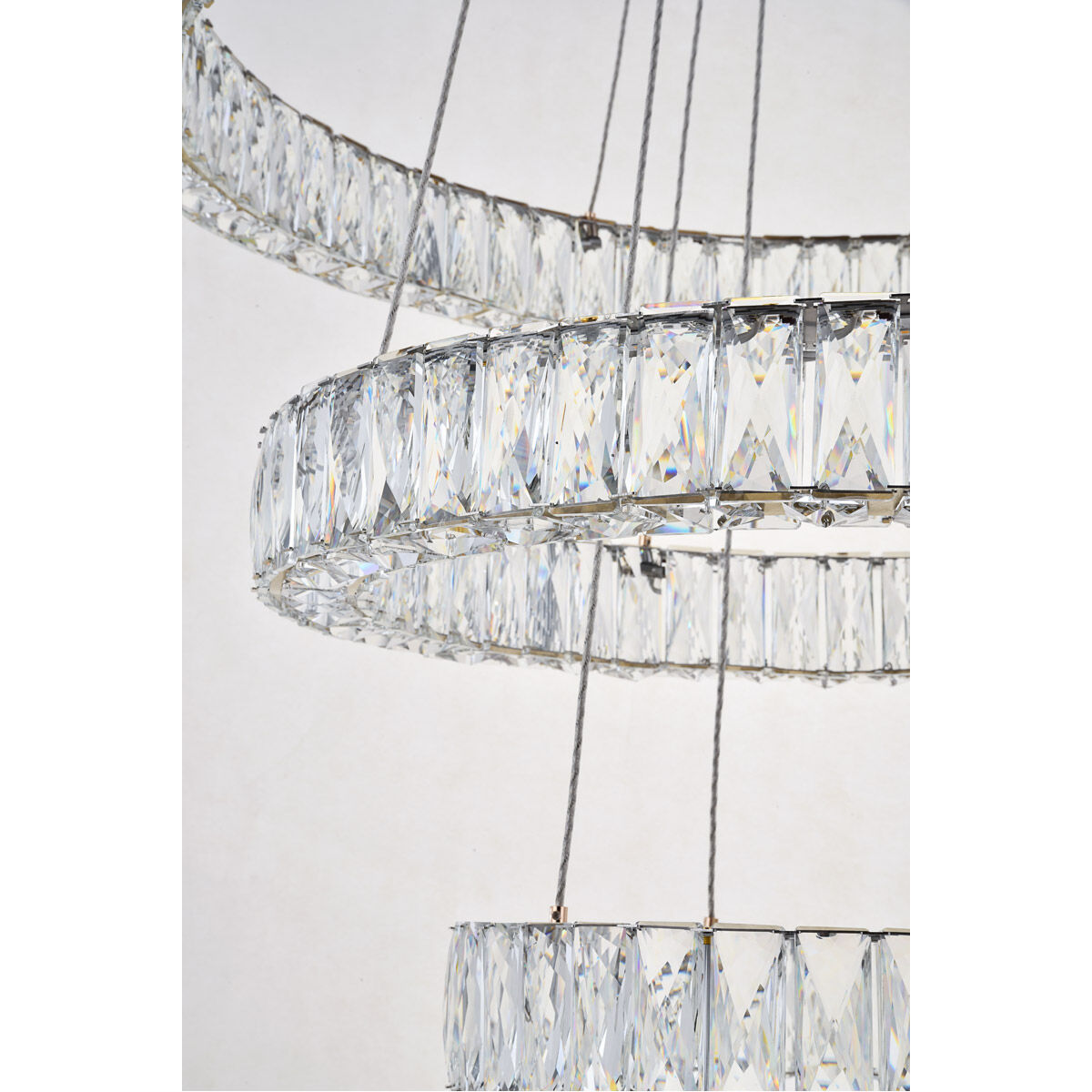 Monroe LED 32 inch Gold Pendant Ceiling Light