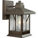 Aberdeen 1 Light 10 inch Antique Bronze Outdoor Wall Lantern