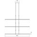 Tik-Tak LED 48 inch Satin Nickel Pendant Ceiling Light