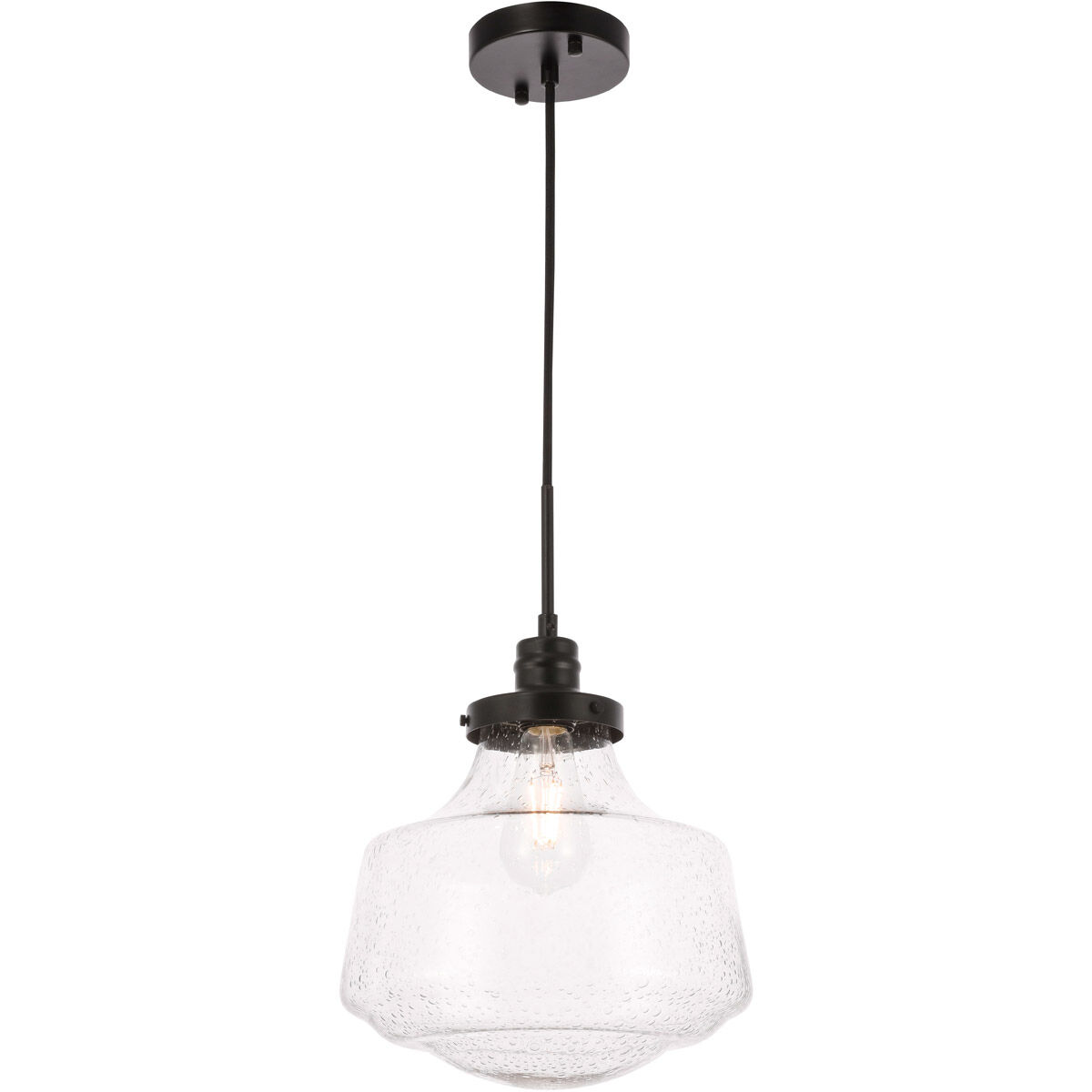 Lyle 1 Light 11 inch Black Pendant Ceiling Light