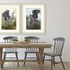 Animals Collection Green Framed Art