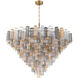 Addis 40 Light 62 inch Aged Brass Chandelier Ceiling Light