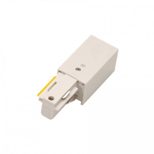 Live End Connector 1 Light 120 White Track Accessory Ceiling Light