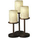 Fusion 16 inch 9 watt Dark Bronze Table-Lamp Portable Light in 2100 Lm LED, Mercury Fusion, Dakota