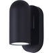 Bergen LED 6.5 inch Black Outdoor Lantern