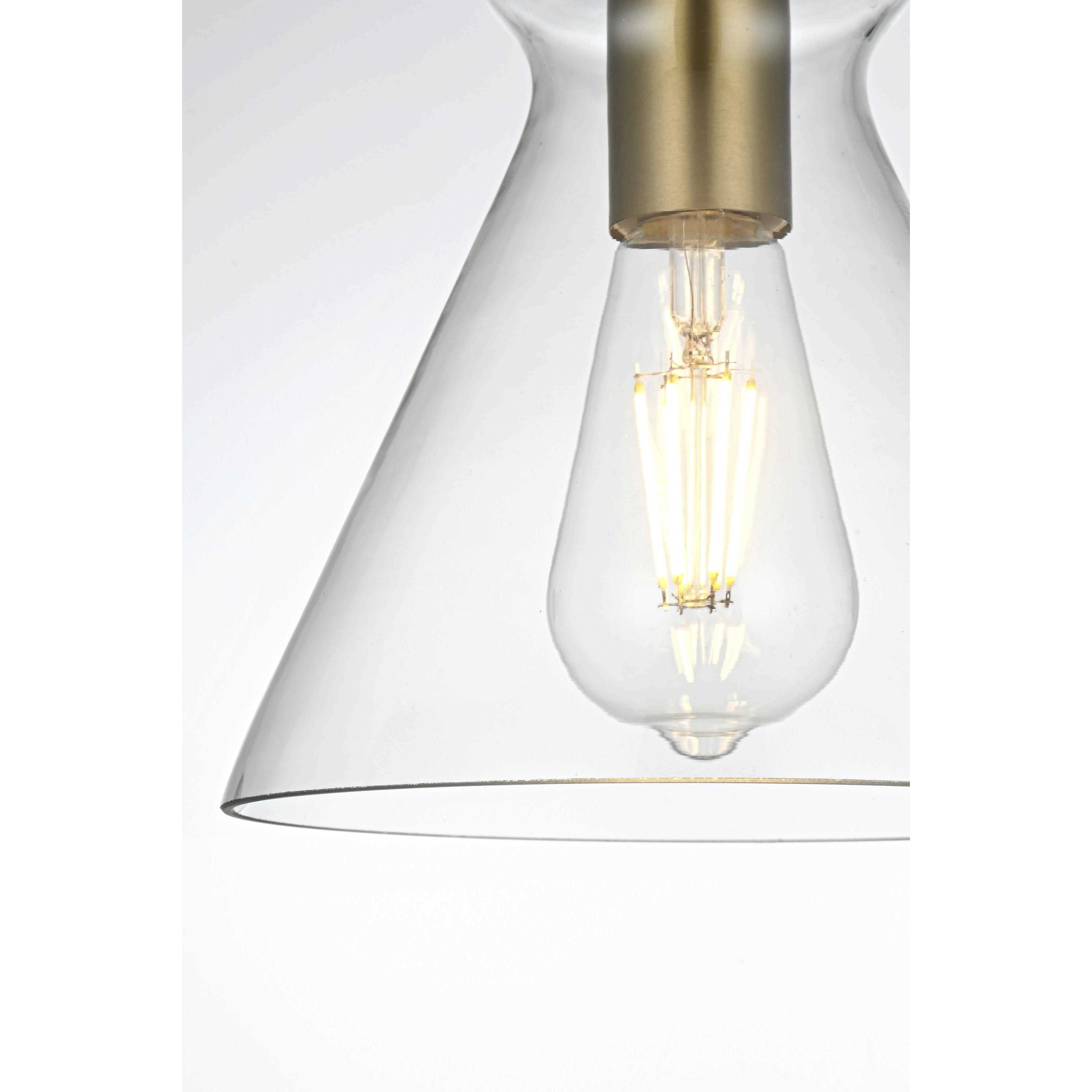 Destry 1 Light 8 inch Satin Gold Pendant Ceiling Light