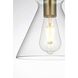 Destry 1 Light 8 inch Satin Gold Pendant Ceiling Light