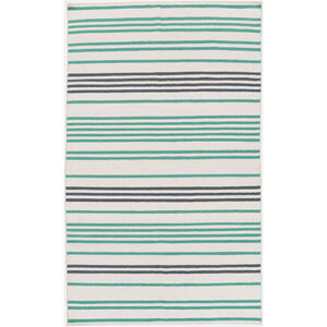Frontier 96 X 60 inch Emerald, Cream, Charcoal Rug