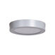 Strike 2.0 LED 7 inch Silver Flush Mount Ceiling Light