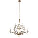 Venus 9 Light 32 inch Historic Brass Chandelier Ceiling Light