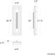 Clarice LED 2.5 inch Aged Brass ADA Wall Sconce Wall Light